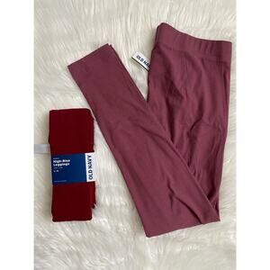 Women's NWT Old Navy High-Rise Leggings Bundle- Size Large